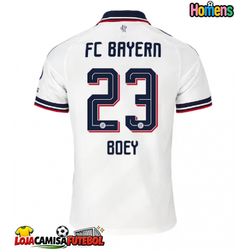 Camisa de Futebol Bayern Munich Sacha Boey #23 Equipamento Secundário 2026-27 Manga Curta